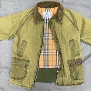 Burberry Kid’s Insulated Waxed Canvas Barn Jacket